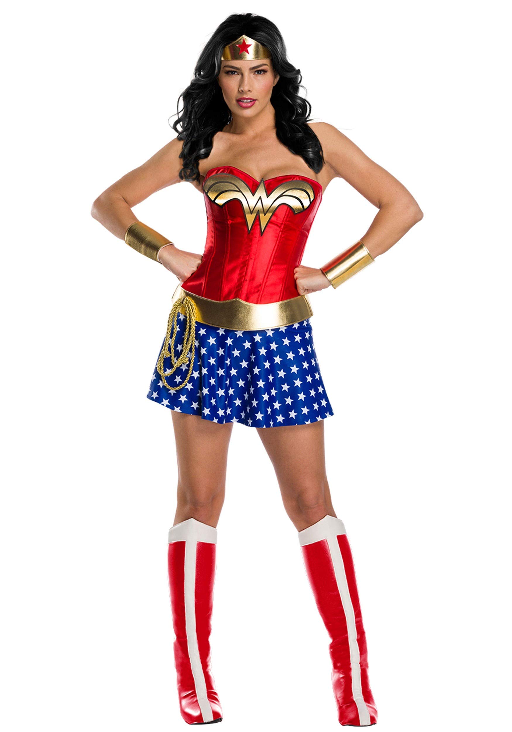 Wonder Woman Costume for Women - Premium Classic Superhero Outfit for Halloween, Cosplay & Comic Con