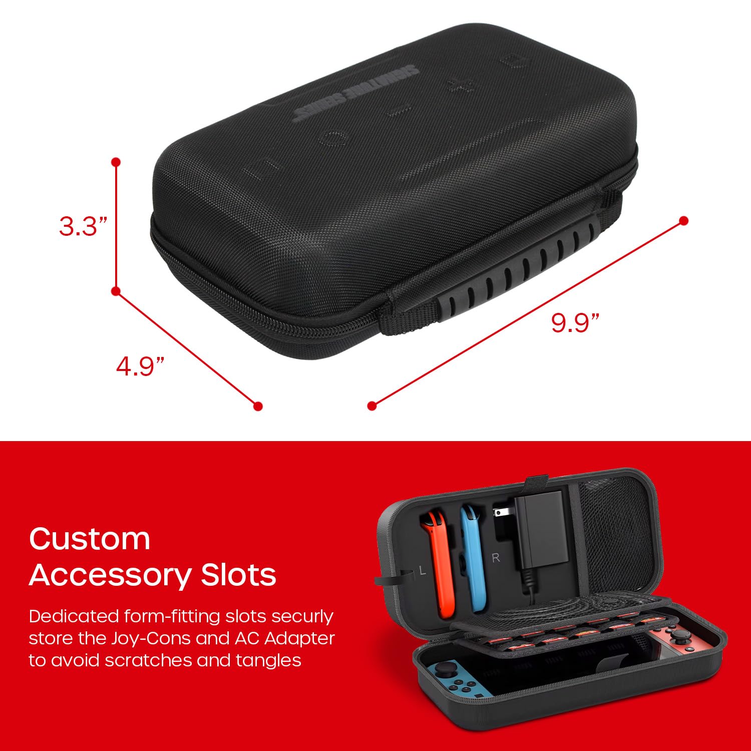 Nintendo Switch OLED Model (White) Animal Crossing: New Horizons Bundle with Red/Blue Joy-Con, Dock, Grips & Straps | Includes Signature Series Portable Case & Earphones | Perfect for Gaming at Home, Travel & Multiplayer Fun