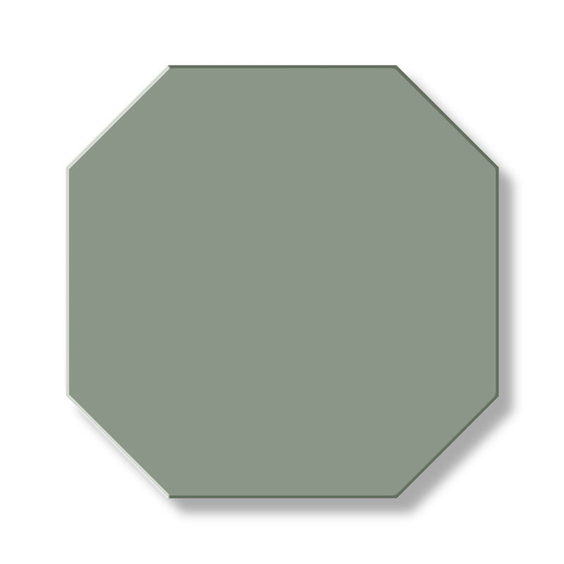 Winckelmans Granitklinker Klinker Oktagon 15x15 cm Light Green - Perfect for Kitchen Backsplash & Bathroom Flooring