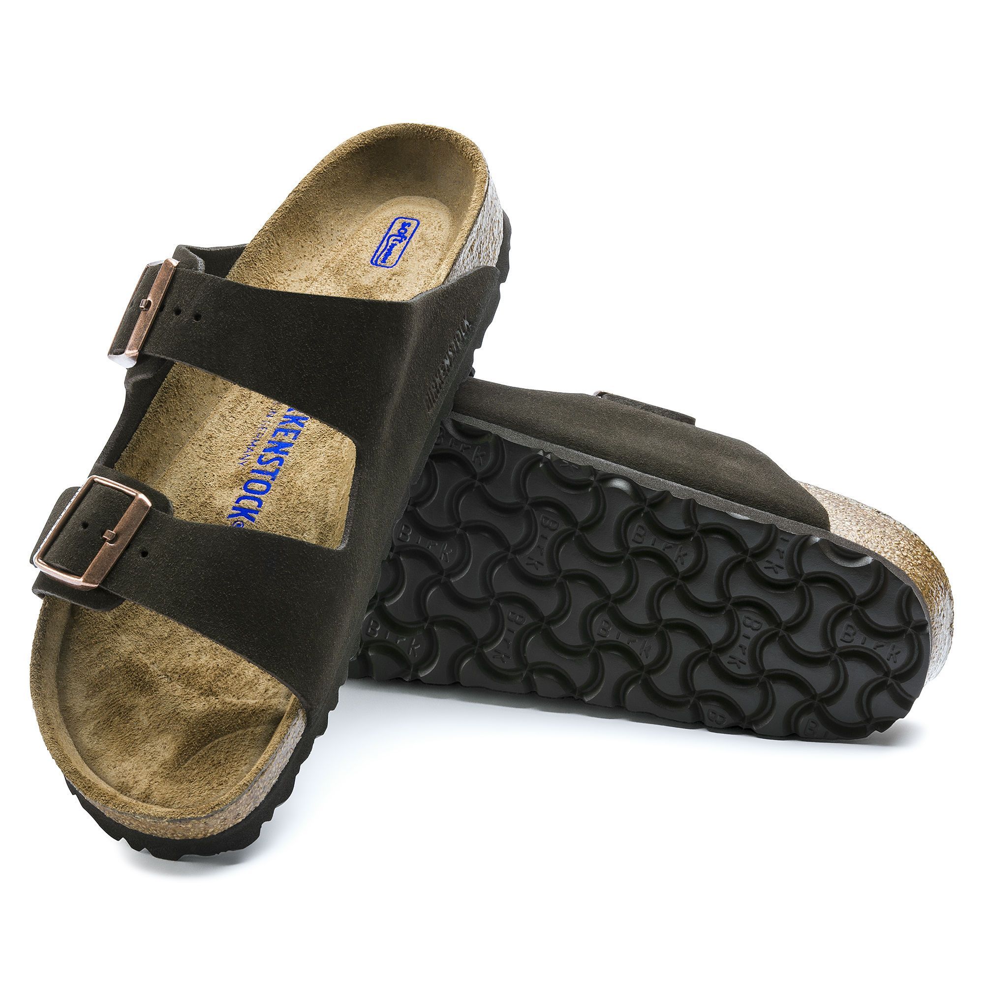 BIRKENSTOCK ARIZONA Soft Footbed Sandals - Unisex Mocha Suede Leather Comfort Shoes for Men & Women | Perfect for Casual Wear, Walking, and Outdoor Activities