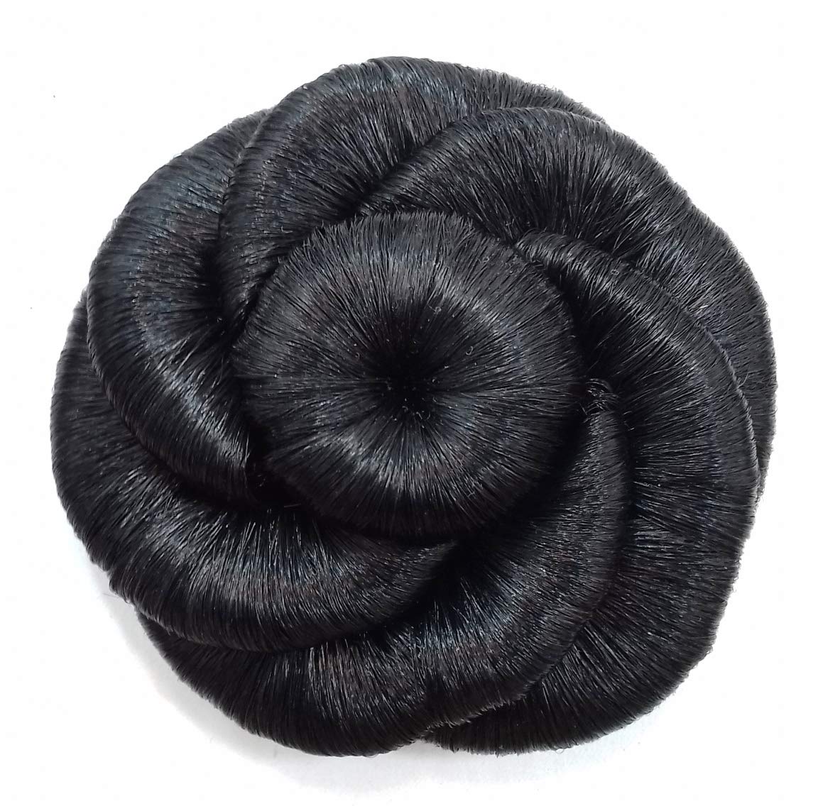 Jasmina Super Deluxe Hair Styler - Premium Hair Accessories for Bun & Updo Hairstyles (Black) - Perfect for Weddings, Parties & Everyday Elegance