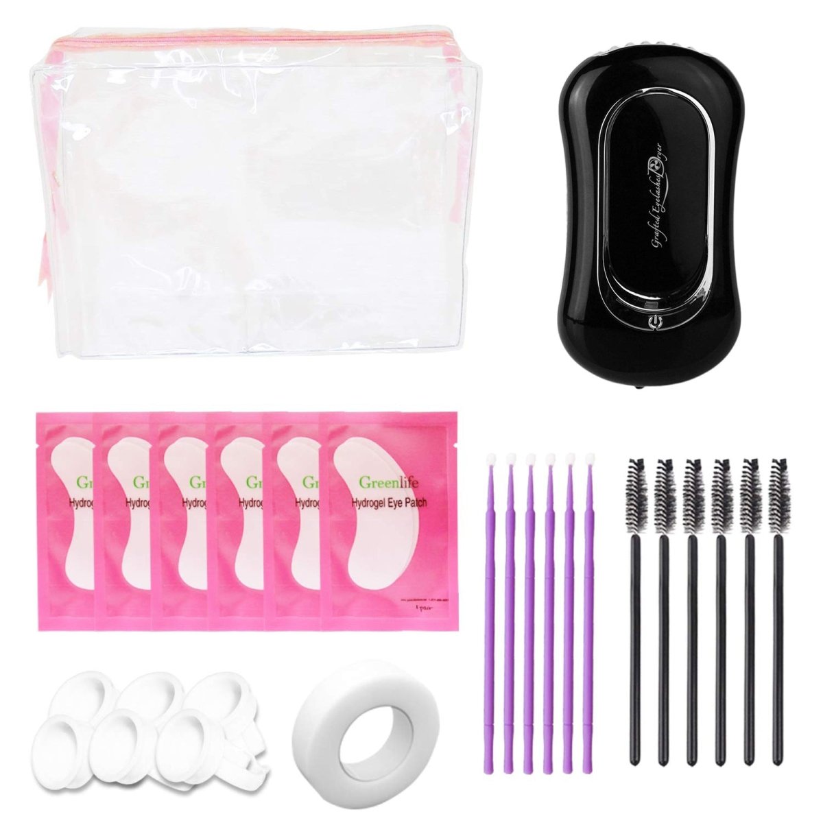 Premium Eyelash Extension Kit - Professional False Lashes, Glue & Tools for Stunning Volume & Length | Perfect for Bridal, Party & Everyday Makeup Looks