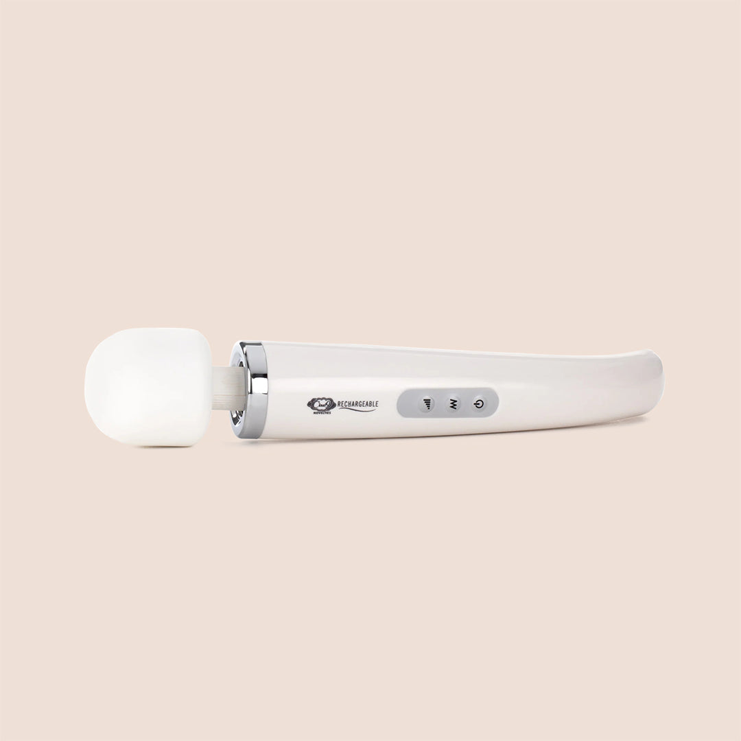 Rechargeable Vibrating Wand Massager Kit for Muscle Relaxation & Pain Relief - Health & Wellness Personal Care Device for Home & Spa Use