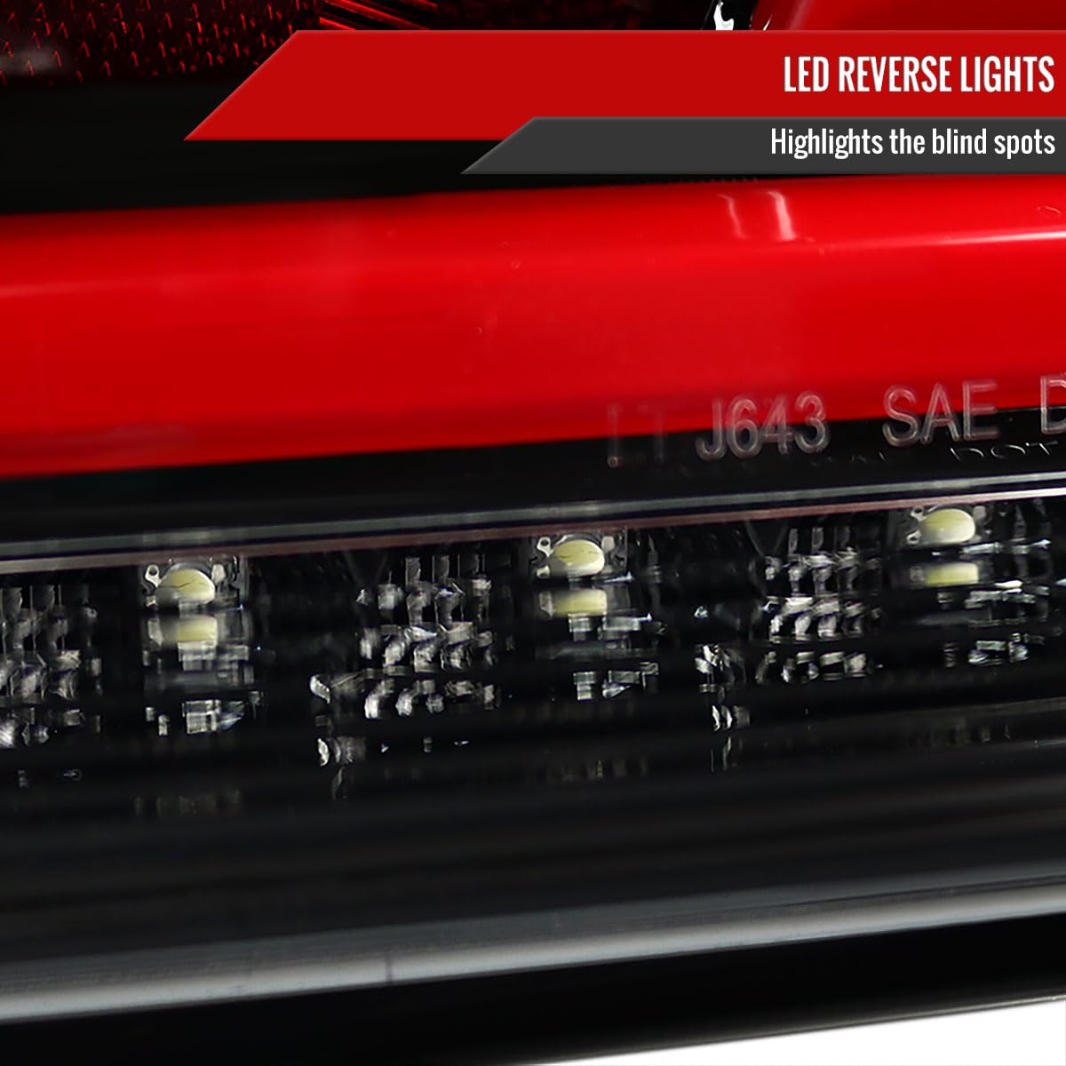 10-16 Genesis Coupe LED Sequential Turn Signal Tail Brake Lights - Pearl Black | Plug & Play Installation | Upgrade Your Ride's Style & Safety for Night Driving & Car Shows