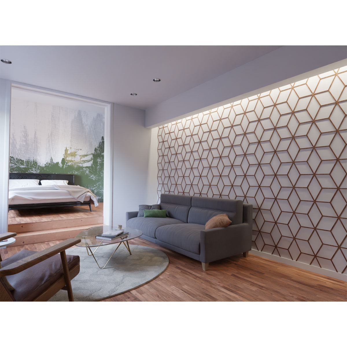 Handmade Pueblo Decorative Fretwork Wall Panels - Southwestern Style Laser Cut Wooden Room Dividers & Wall Art for Living Room, Bedroom Decor