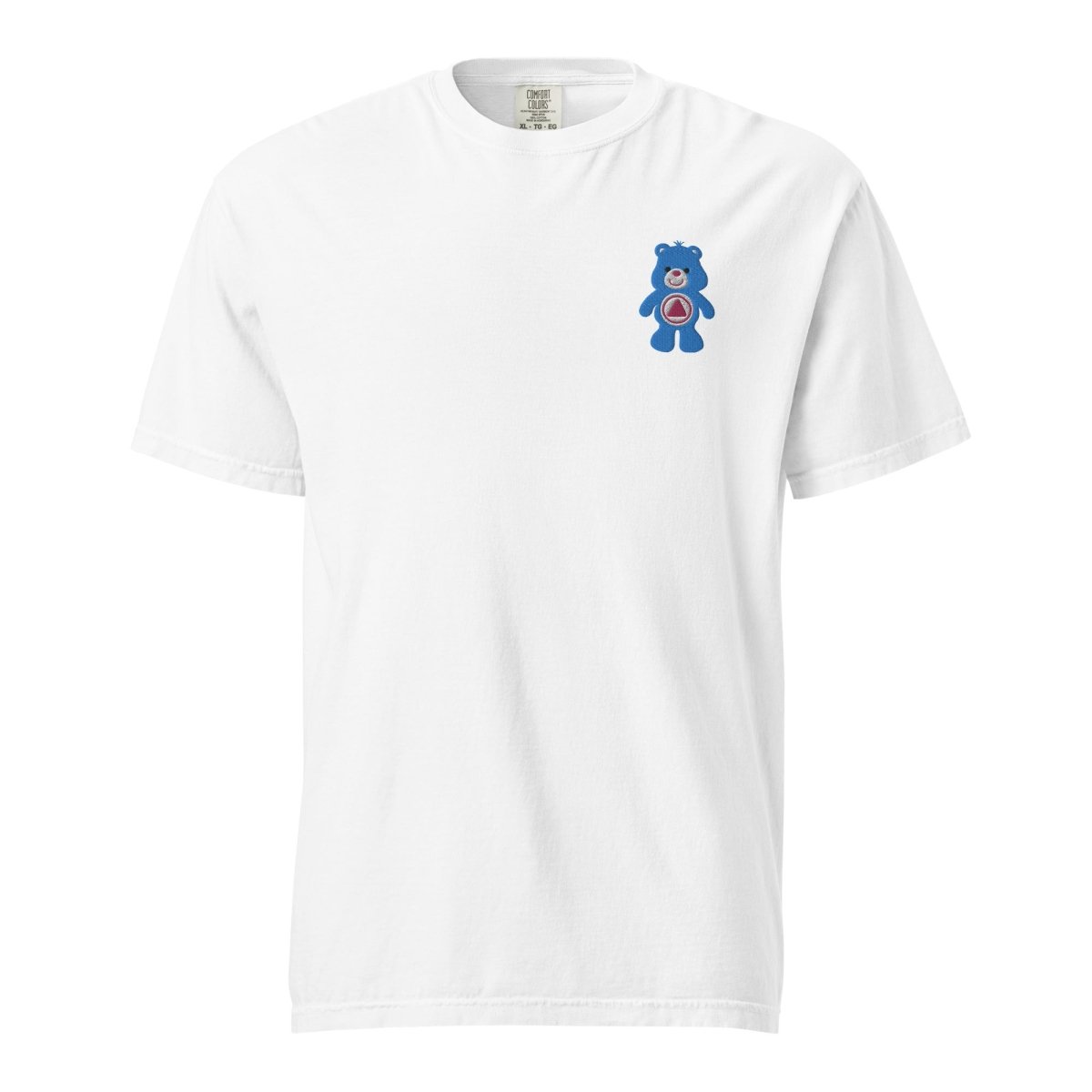 Serenity Cub Embroidered Unisex Heavyweight Cotton T-Shirt - Comfortable Casual Wear for Men & Women - Perfect for Everyday Outfits, Street Style and Lounge Wear