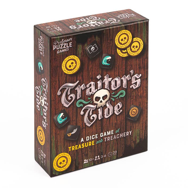 Traitor's Tide Dice Game - Strategic Board Game for Family Game Night & Party Fun | Adventure Themed Tabletop Game for Adults & Teens