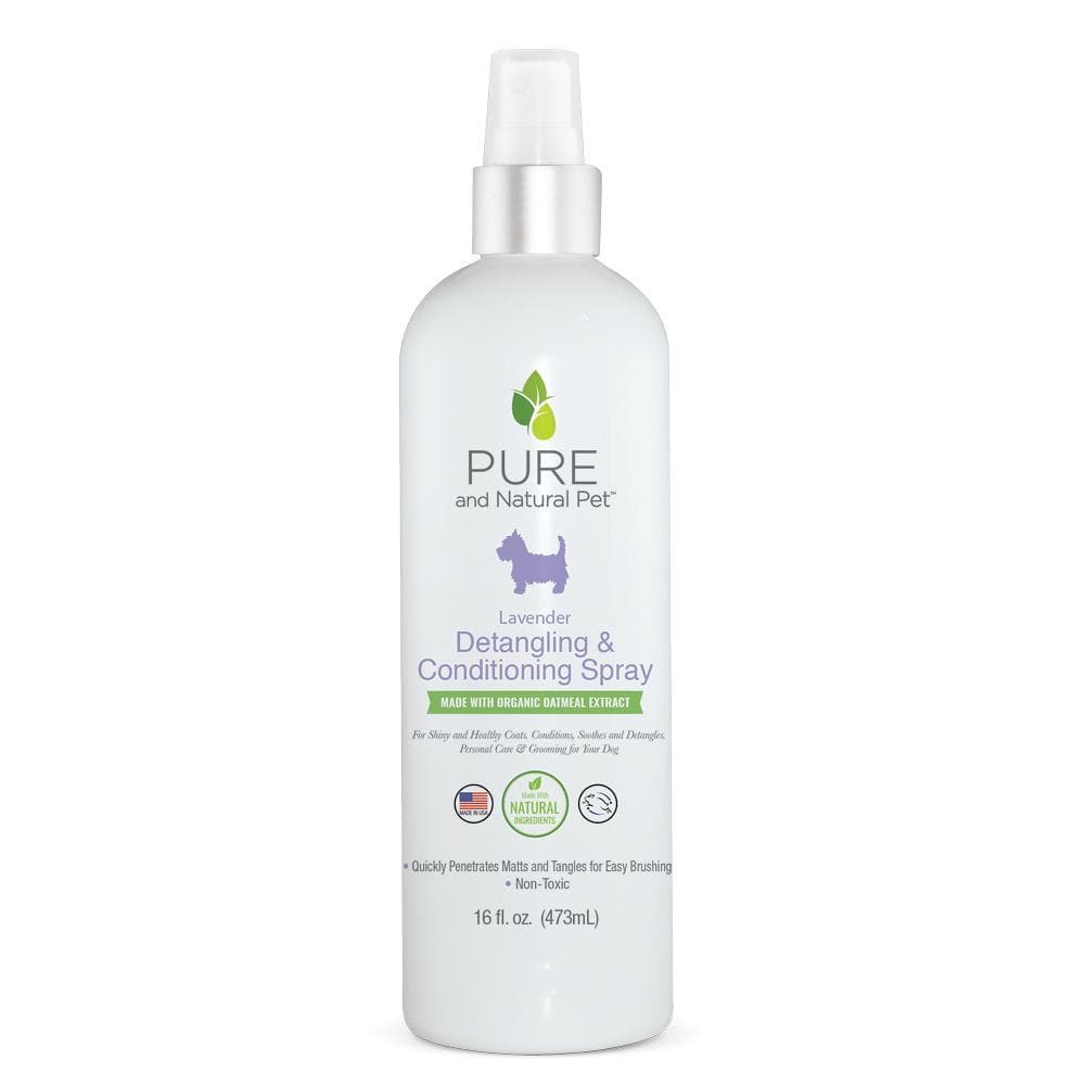 Pura Naturals® Detangling Leave-In Conditioner Spray with Natural Ingredients for Smooth, Frizz-Free Hair - Perfect for Daily Use, Travel & Salon Styling