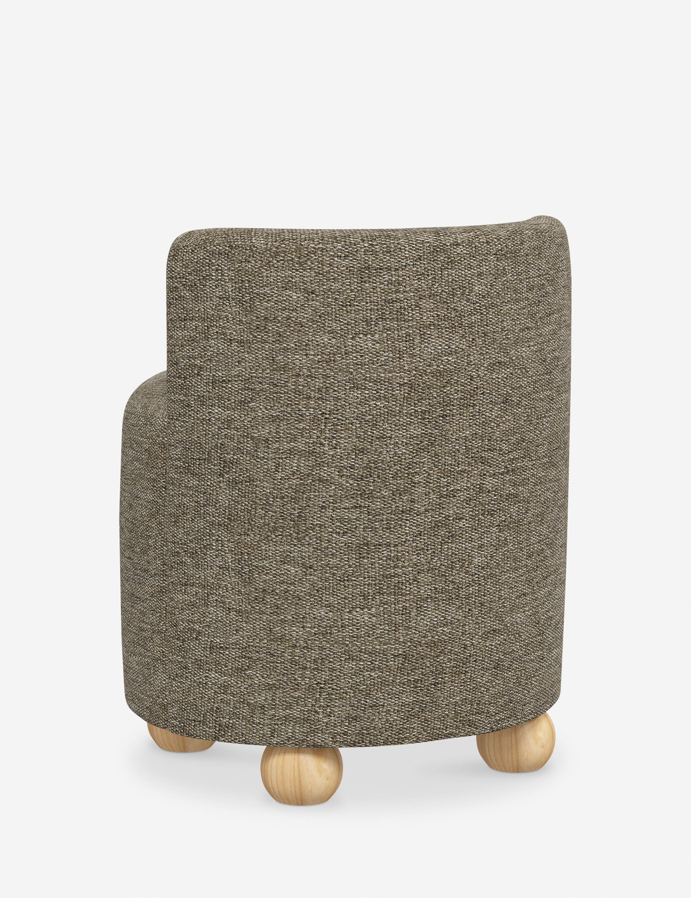 Fernsby Modern Accent Chair - Mid Century Style Upholstered Lounge Chair for Living Room, Bedroom & Office - Comfortable Fabric Armchair with Wooden Legs - Perfect for Reading, Relaxing & Decorating