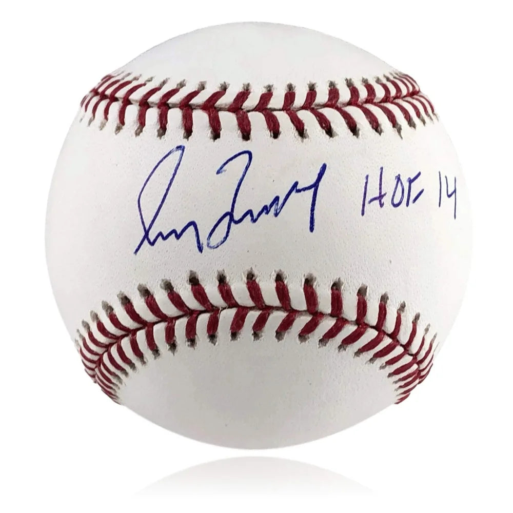 Greg Maddux Autographed Baseball - HOF 14 Inscription with MLB Authentication COA | Official Major League Baseball | Collectible Memorabilia for Sports Fans & Display Cases