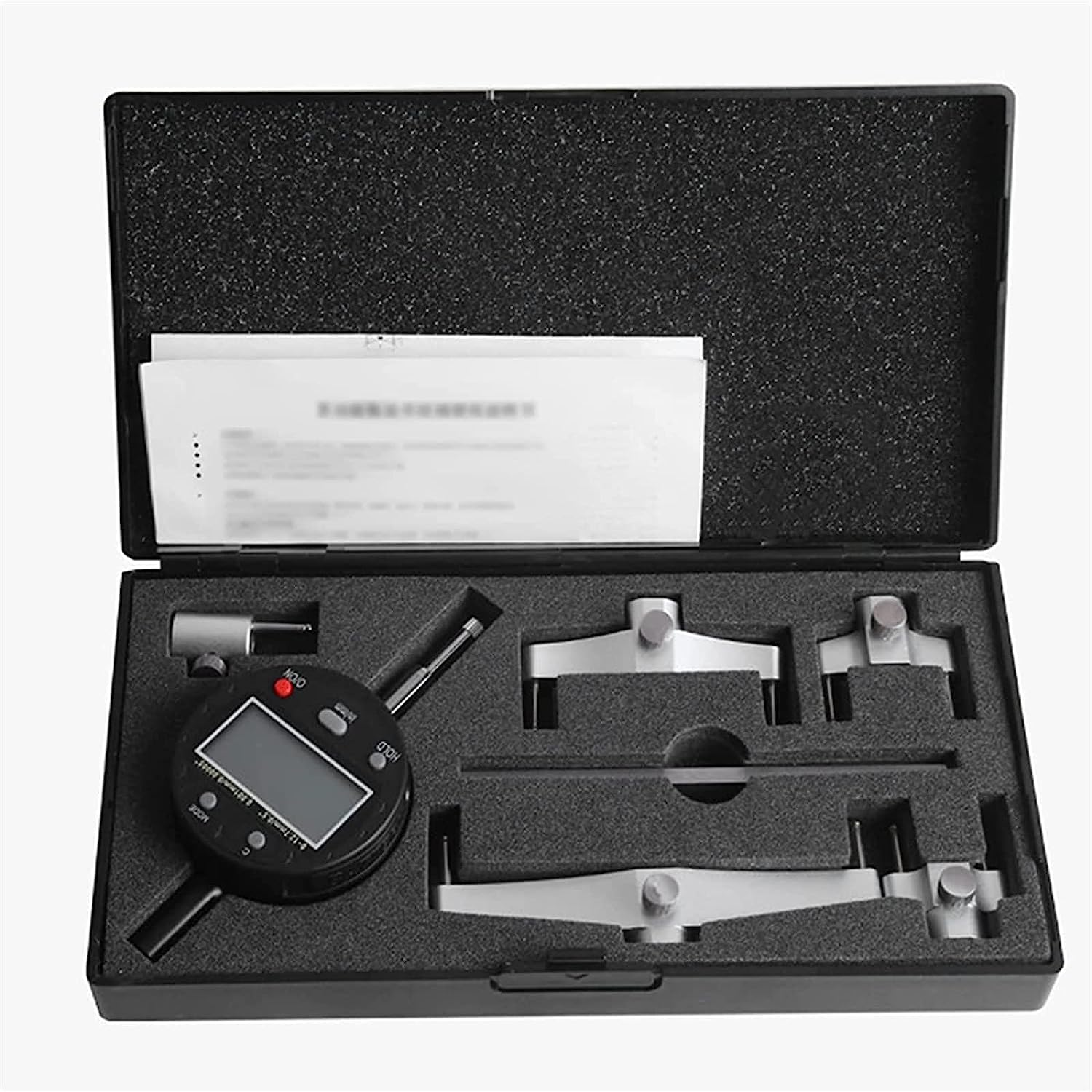 Precision Digital Radius Gauge - 5 Interchangeable Measuring Jaws for Accurate Mechanical Parts & Wood Molds Measurement - Perfect for Machinists, Woodworkers, and DIY Projects