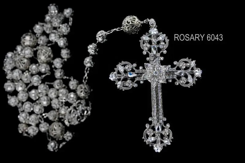 6043 Rosary Beads - Catholic Prayer Beads for Religious Devotion, Meditation & Spiritual Gifts | Perfect for Prayer, Worship & Faith-Based Jewelry