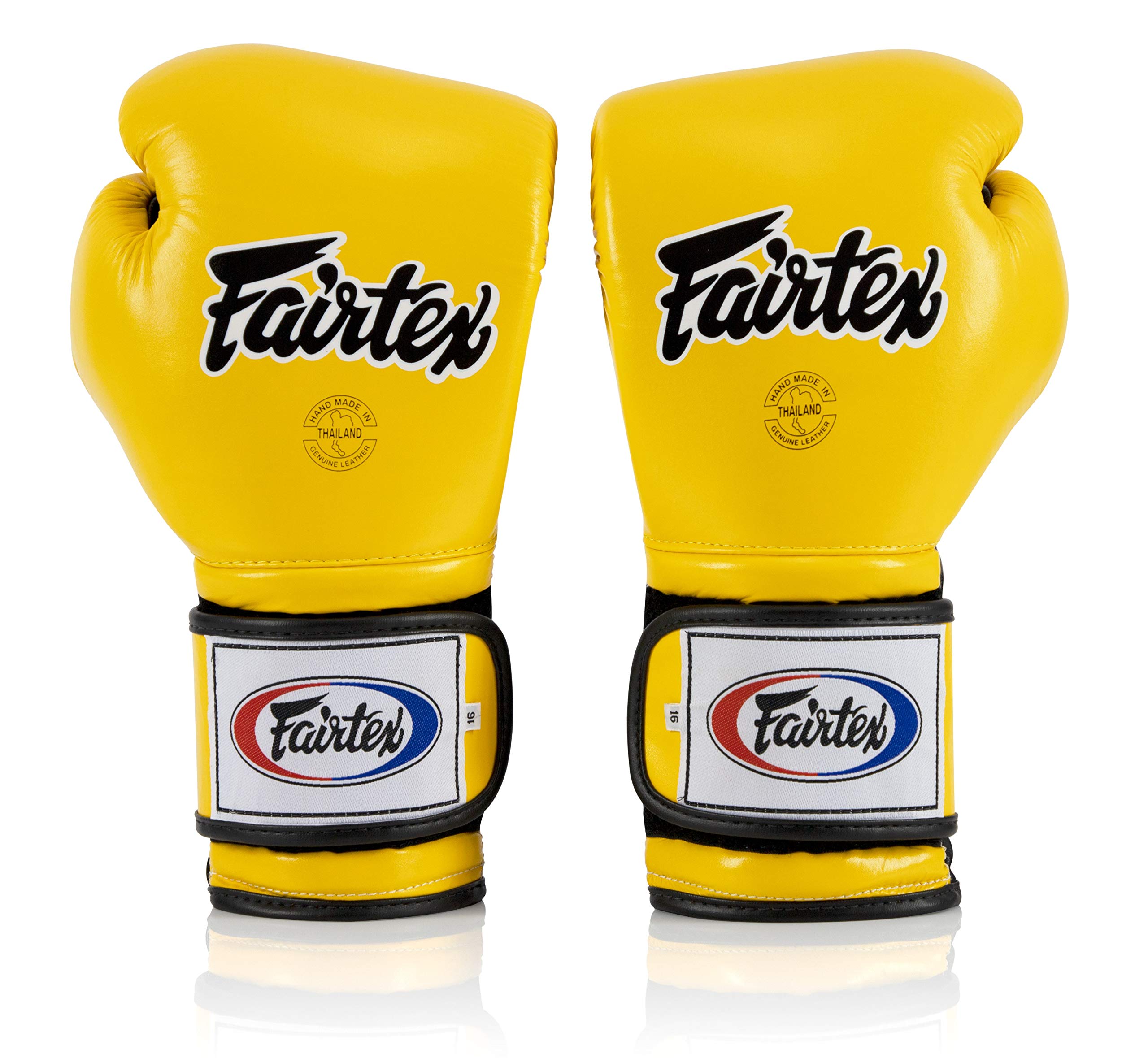 Fairtex BGV9 Muay Thai Boxing Gloves for Professionals & Trainers - Mexican Style MMA Gloves for Heavy Hitters | Lightweight, Shock-Absorbent Punching Gloves for Kickboxing, Sparring & Training