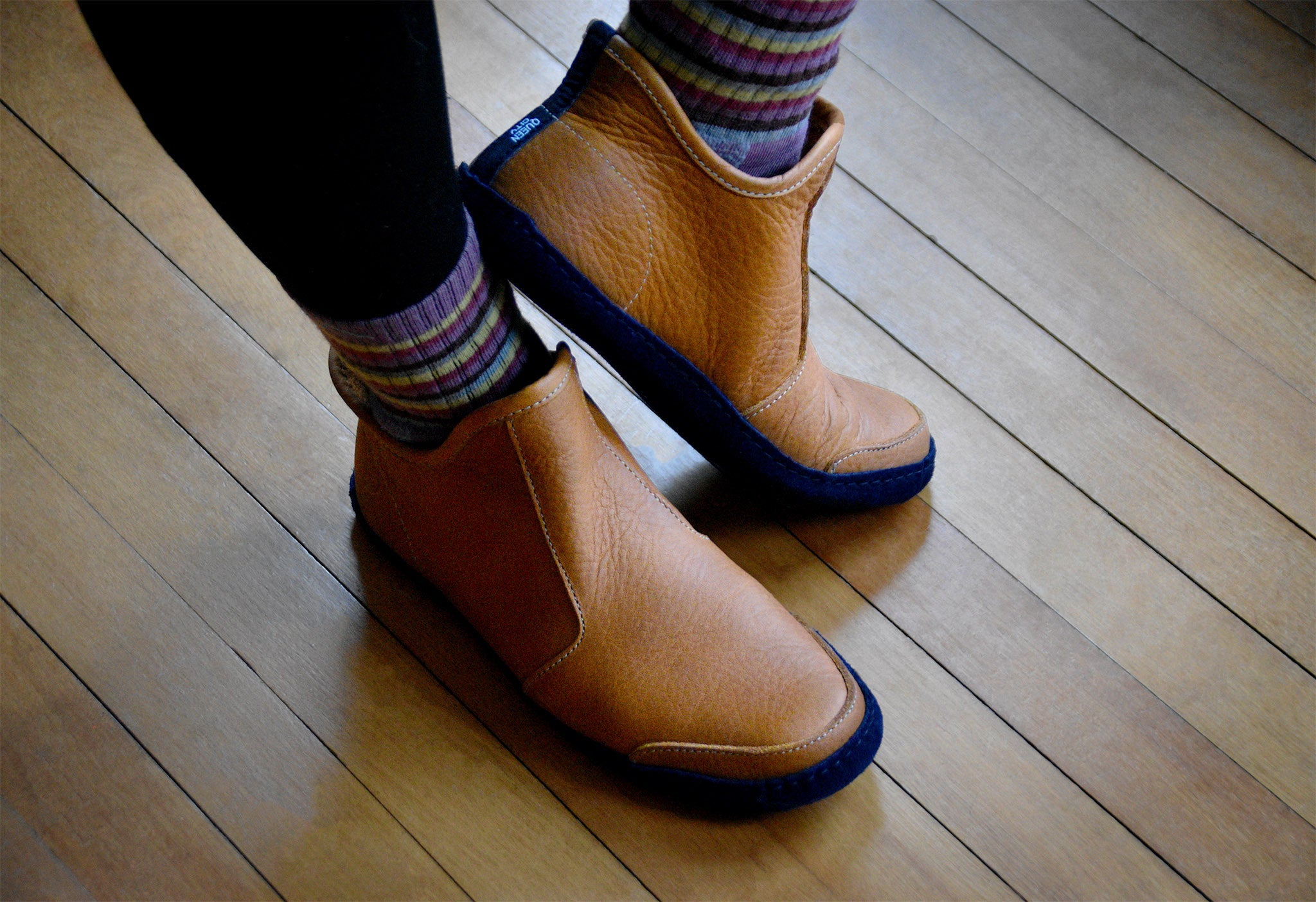 Vermont House Shoes®: Premium Hi-Top Indoor Slippers in Tan - Cozy Comfort for Home, Lounge & Relaxation