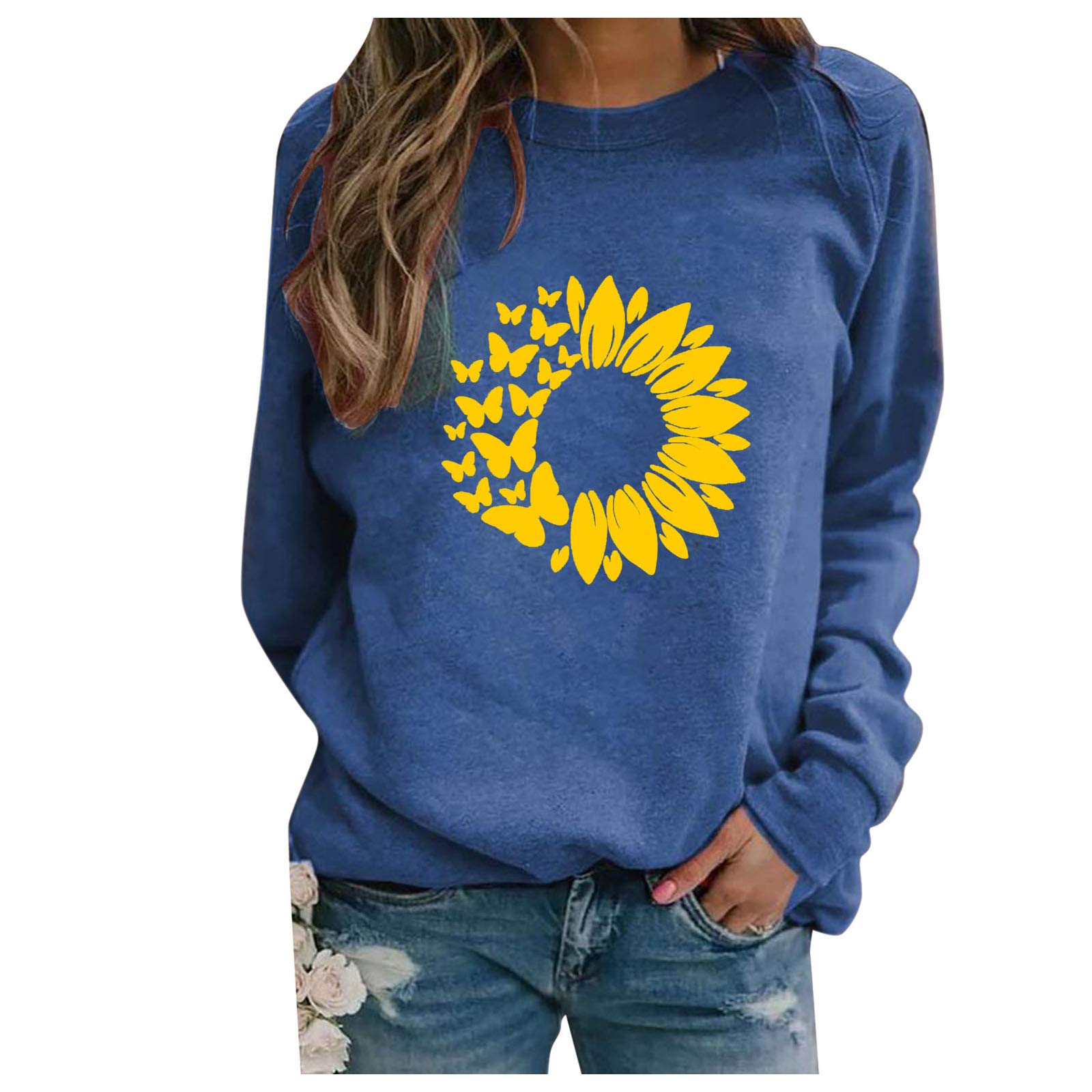 Women's Zip Up Cropped Sweatshirt - Casual O-Neck Pullover Long Sleeve Blouse with Print & Quilted Design | Perfect for Fall Layering, Streetwear & Lounge Wear
