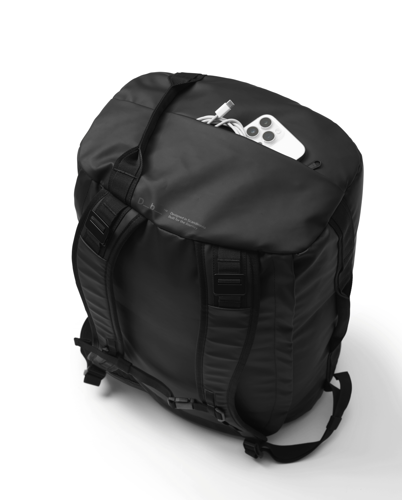 DB Journey Roamer Duffel 60L - Large Travel Duffel Bag with Shoulder Strap, Water-Resistant Luggage for Camping, Gym & Weekend Getaways