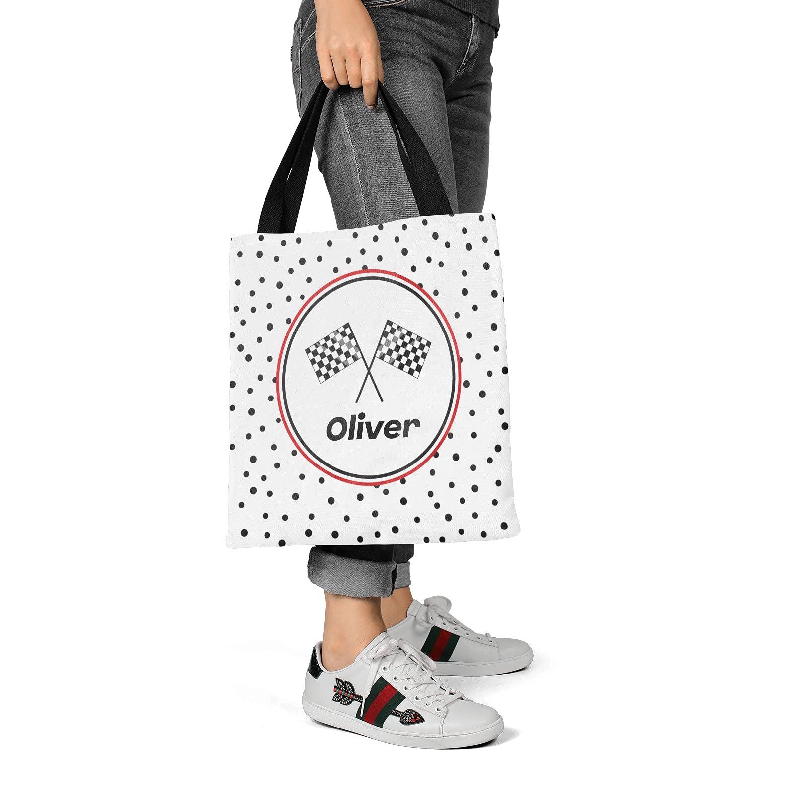 Personalized Canvas Tote Bags for Women & Kids - Eco-Friendly Reusable Shopping Bags for Groceries, Beach, Travel & Daily Use | Customizable Gift Idea