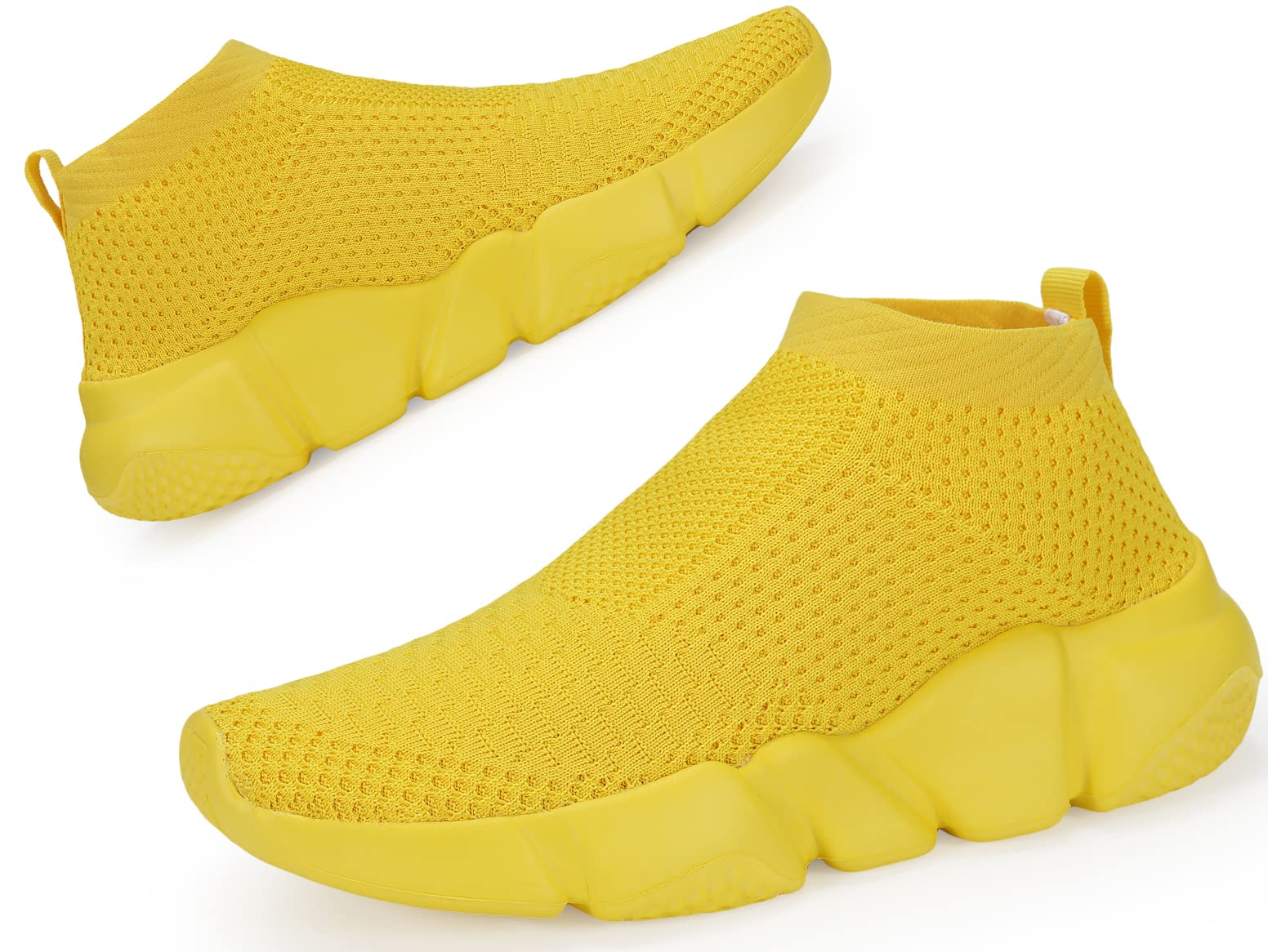 Santiro Women's Walking Shoes - Breathable Knit Slip-On Sneakers for Women | Lightweight Athletic Shoes for Walking, Running & Gym Workouts | Perfect for Travel, Work & Everyday Comfort