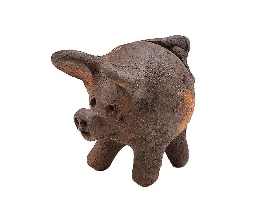 Good Luck Pig Figurine 8700540 - Cute Decorative Pig Statue for Home, Office & Feng Shui Blessings