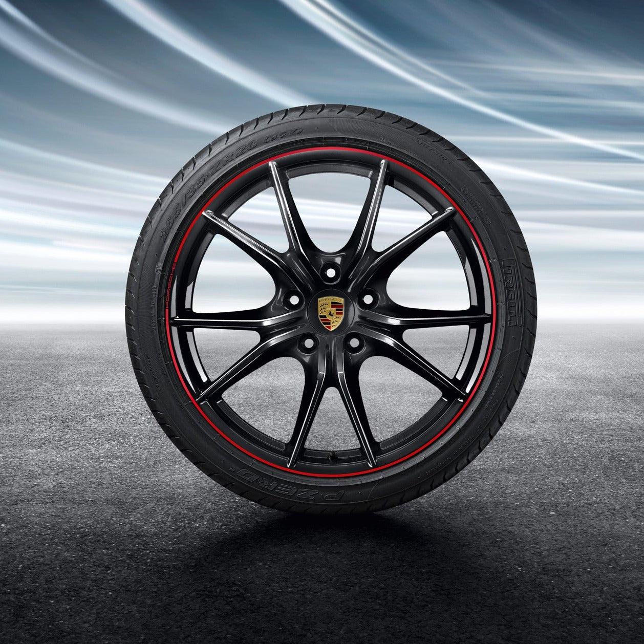 Porsche Tequipment Rim Trim Strips - Premium Wheel Accessories for Porsche Cars | Enhance Style & Protection for Driving & Car Shows