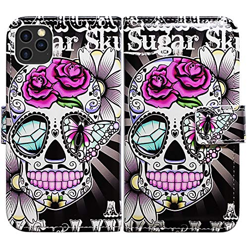 Purple Flower Sugar Skull