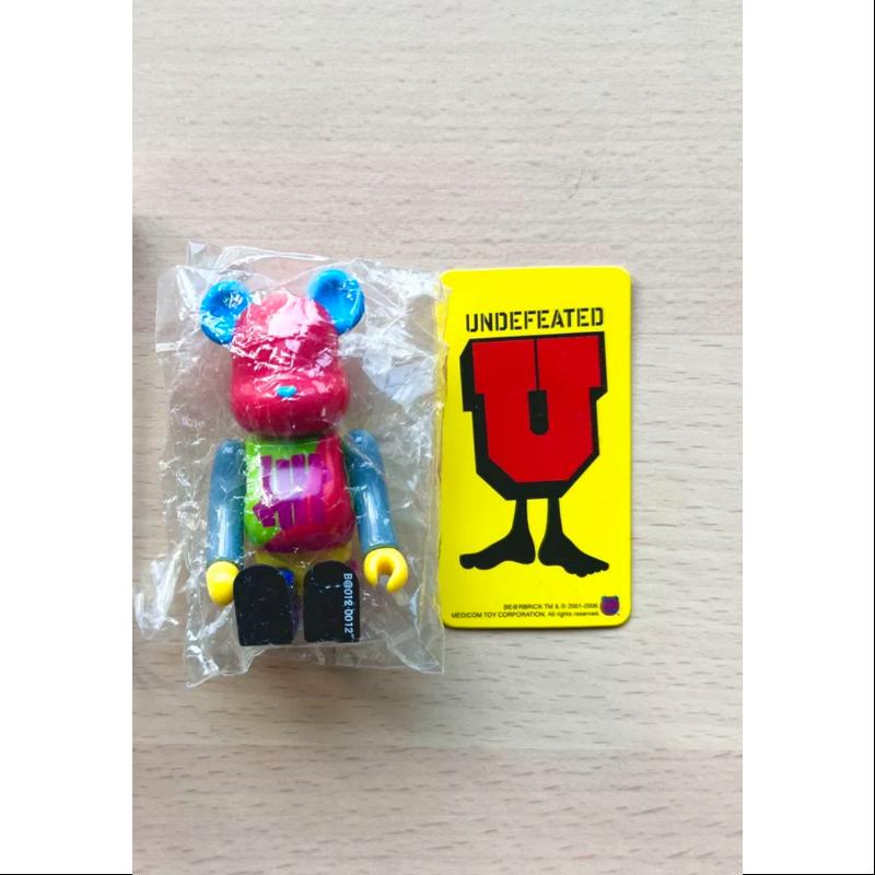UNDEFEATED x Bearbrick Series 12 Super Secret 100% Collectible Vinyl Art Toy - Limited Edition Urban Streetwear Decor for Home & Office Display