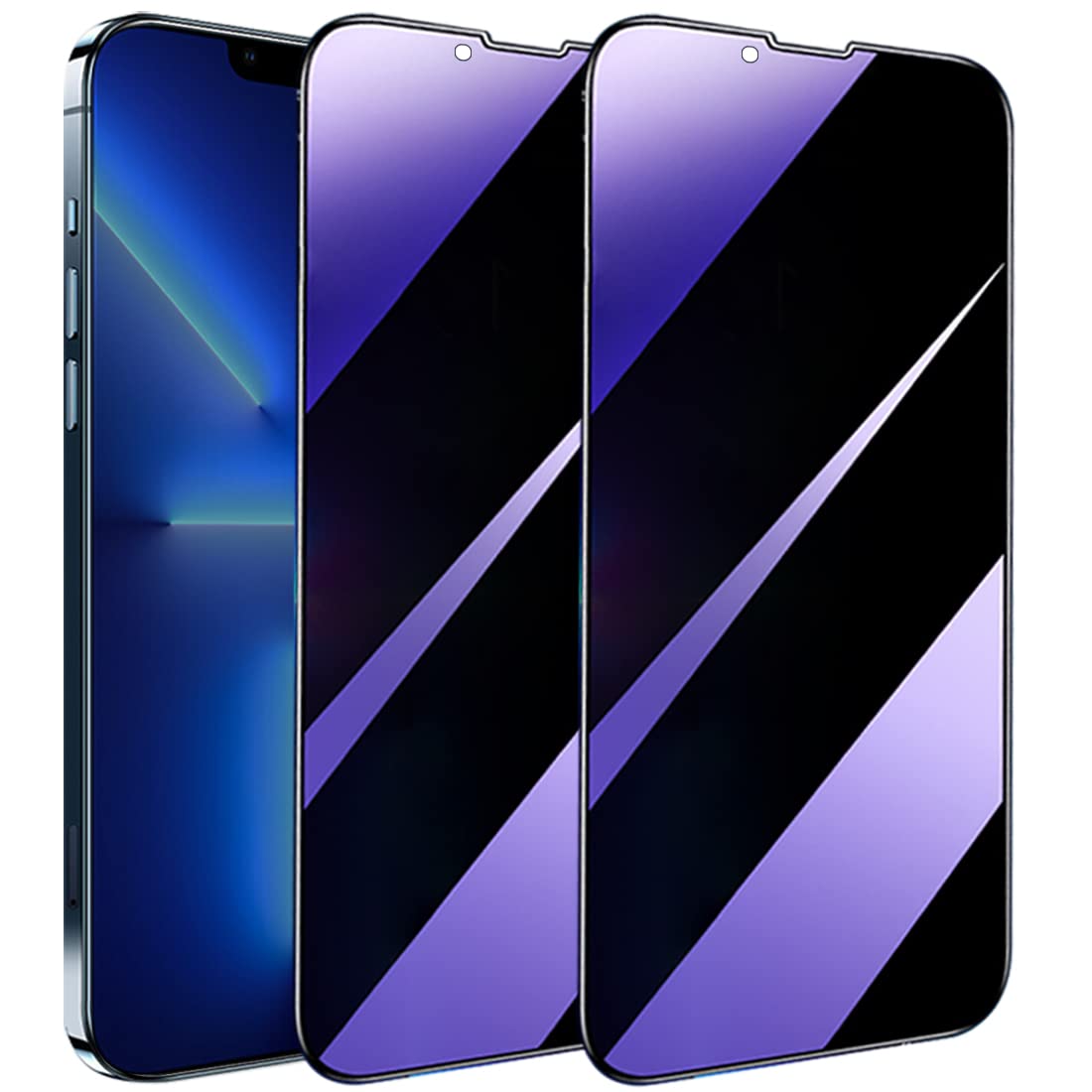 2 Pack iPhone 13 Pro Max & iPhone 14 Plus Screen Protector 6.7
