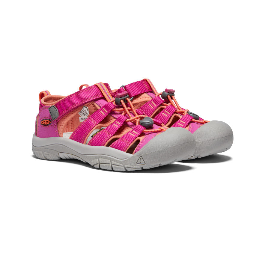 Newport H2 Sandals for Big Kids - Verry Berry/Fusion Coral | Comfortable Water Shoes for Beach, Pool & Outdoor Play