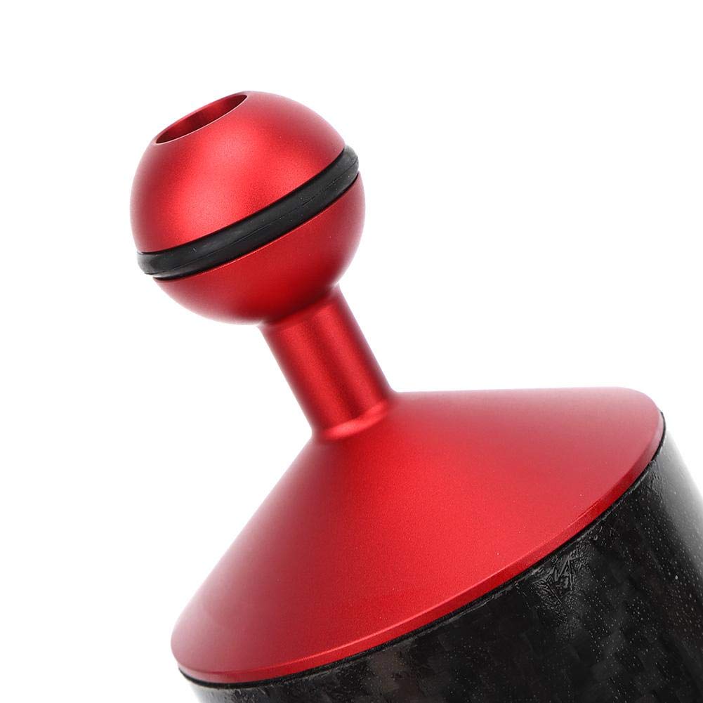 Carbon Fiber Diving Float Arm - 8 Inch Portable Underwater Floating Arm for Macro & Wide Angle Photography | Dual Ball Lightweight Design | Perfect for Scuba Diving, Snorkeling & Underwater Camera Buoyancy Control