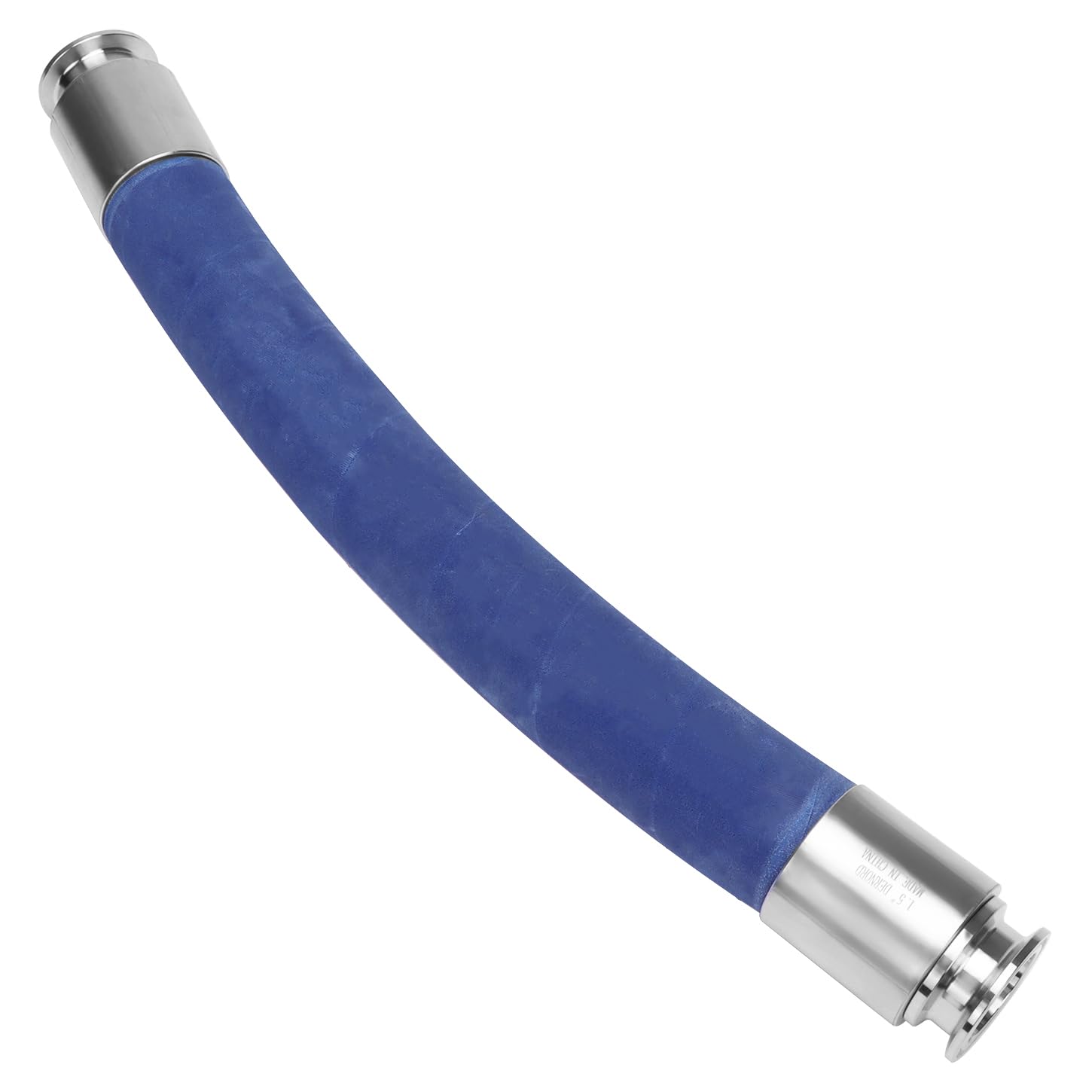 Premium 1.5 Inch Food Grade Brewery Beer Transfer Hose with Tri-Clamp Fittings - 1.5ft Length for Homebrewing, Commercial Breweries & Beverage Dispensing Systems