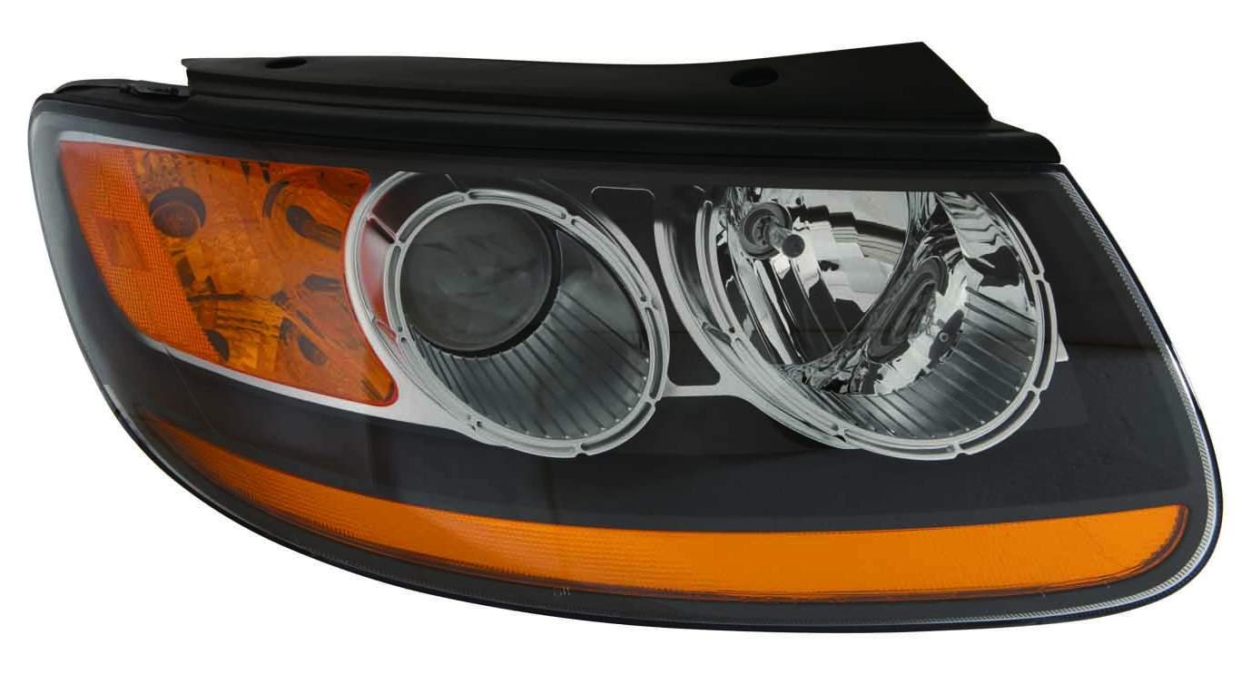 2007 Hyundai Santa Fe Right Passenger Side Halogen Headlight Replacement - Perfect for Night Driving & Enhanced Visibility