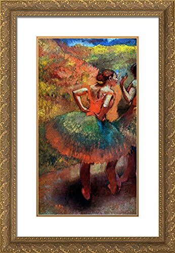 Gold Ornate Wood Frame with Double Matting