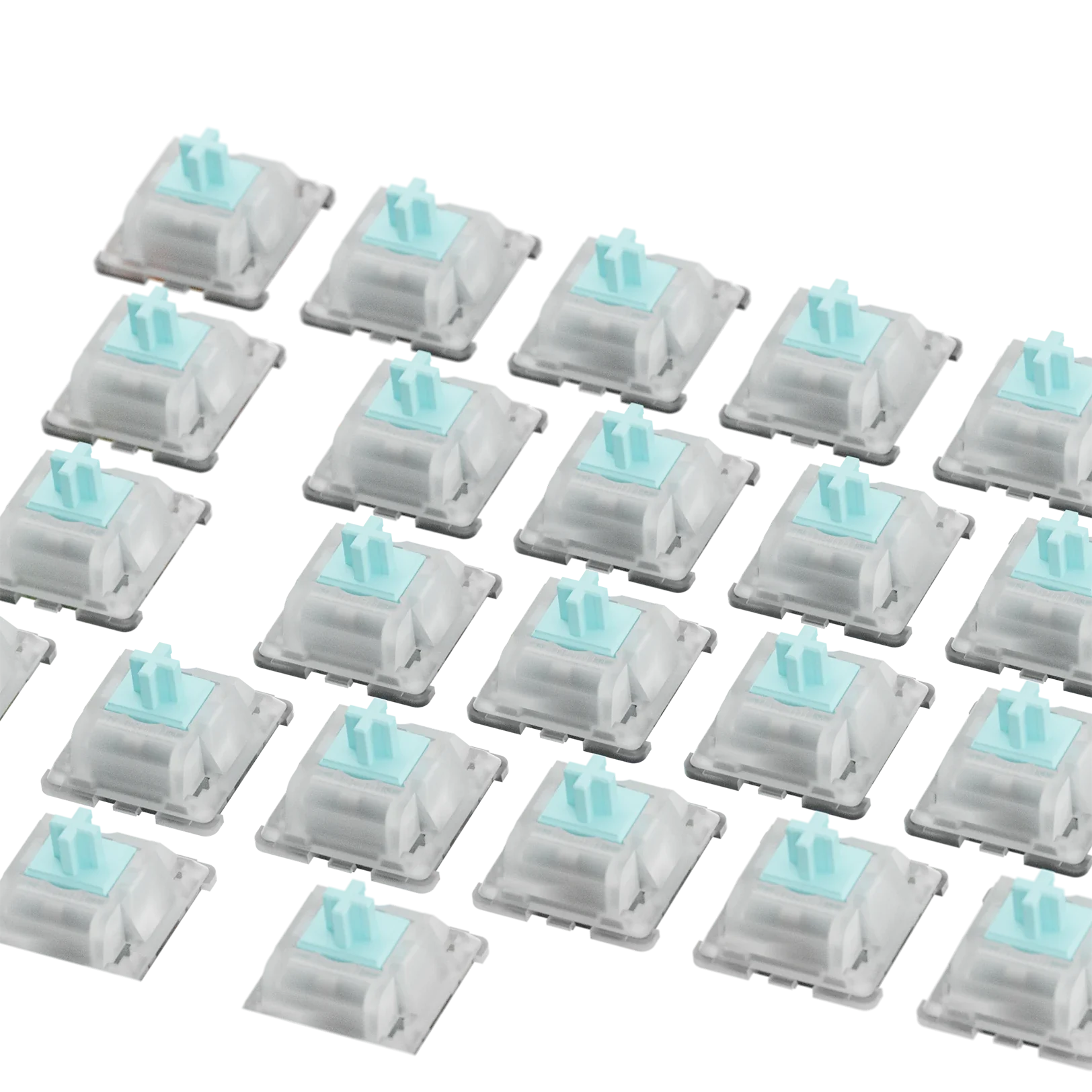 Glorious Lynx Silent MX 65 ISO Mechanical Keyboard Switches - Perfect for Quiet Gaming, Office Work & Typing
