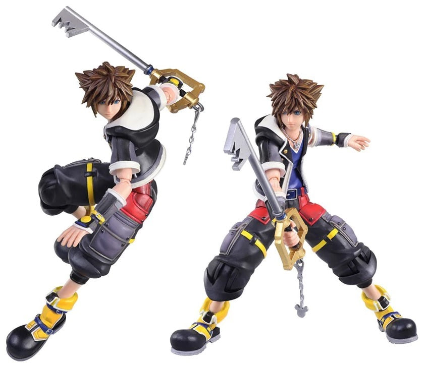 Bring Arts Kingdom Hearts III Sora Second Form Ver. Action Figure - Square Enix Collectible Toy for Gamers & Anime Fans | Perfect for Display, Gaming Room Decor, and Gift Giving