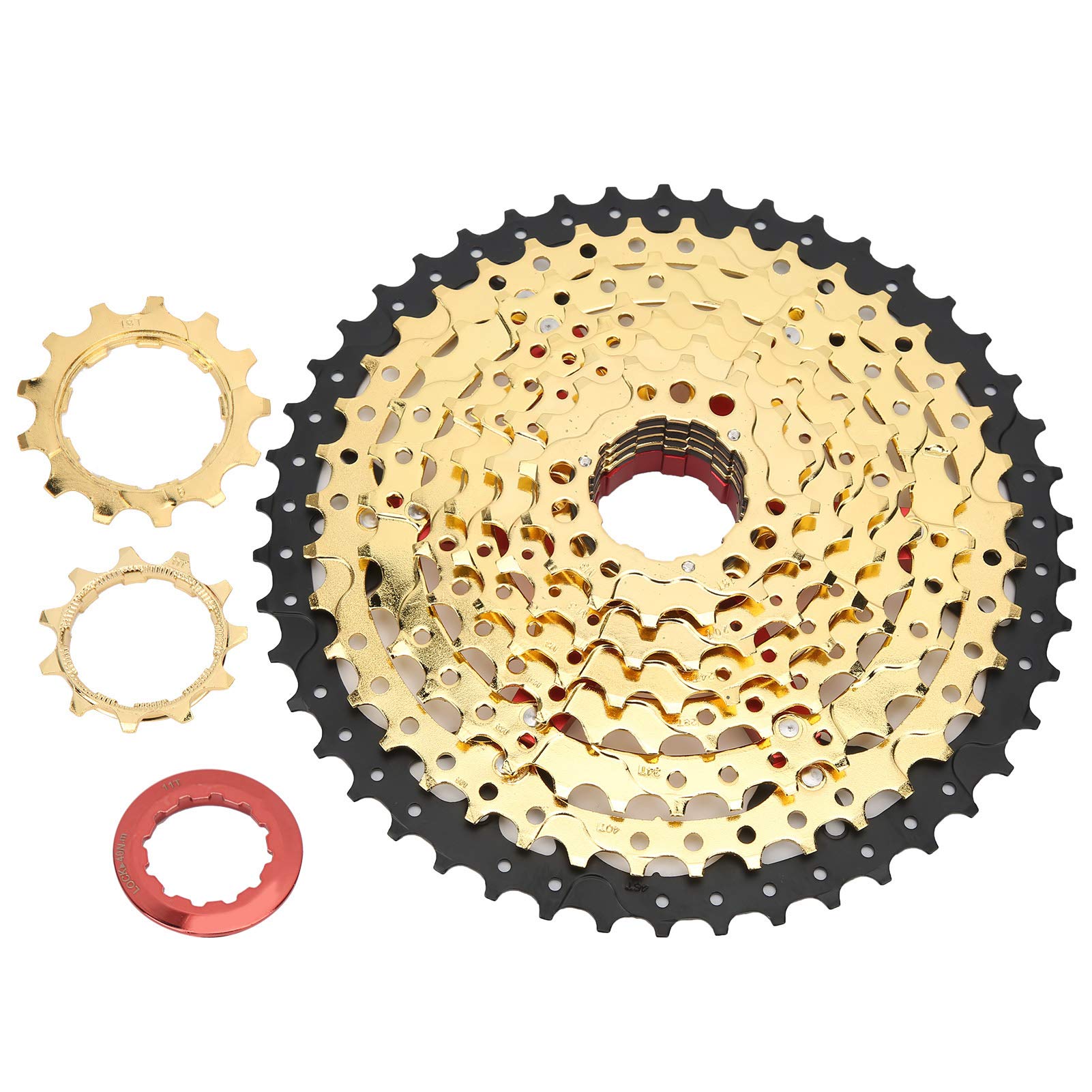 Dilwe Bicycle Card Flywheel - 7/8/9 Speed Bike Cassette for Mountain Bikes | Easy to Install Bike Spare Part | Perfect for Cycling, Commuting & Trail Riding