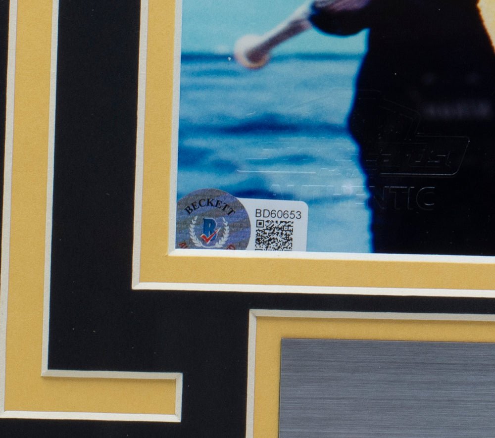 Authentic Bill Madlock Signed Framed 8x10 Photo - Pittsburgh Pirates MLB Memorabilia - Perfect for Sports Collectors and Man Cave Decor