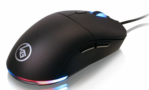 IOGEAR SYMMETRE II Pro FPS Gaming Mouse - Wired Ergonomic Optical Mouse with 6400 DPI, 7 Programmable Buttons for PC Gaming - Perfect for Competitive FPS, MOBA and Esports Players