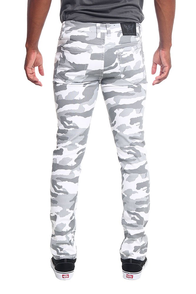 Men's Camouflage Skinny Fit Jeans - Stretch Denim Pants for Casual Wear & Outdoor Adventures | Perfect for Hiking, Street Style & Everyday Fashion