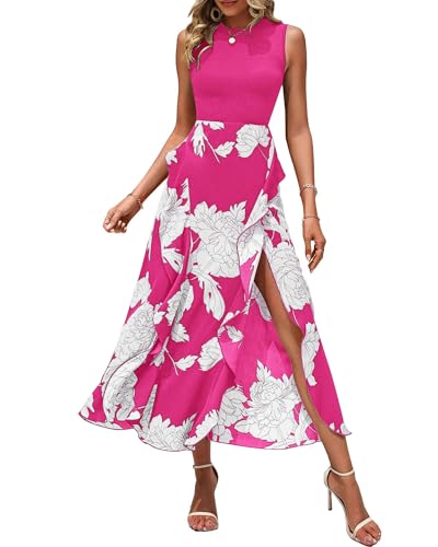 Big Floral White Rose Red