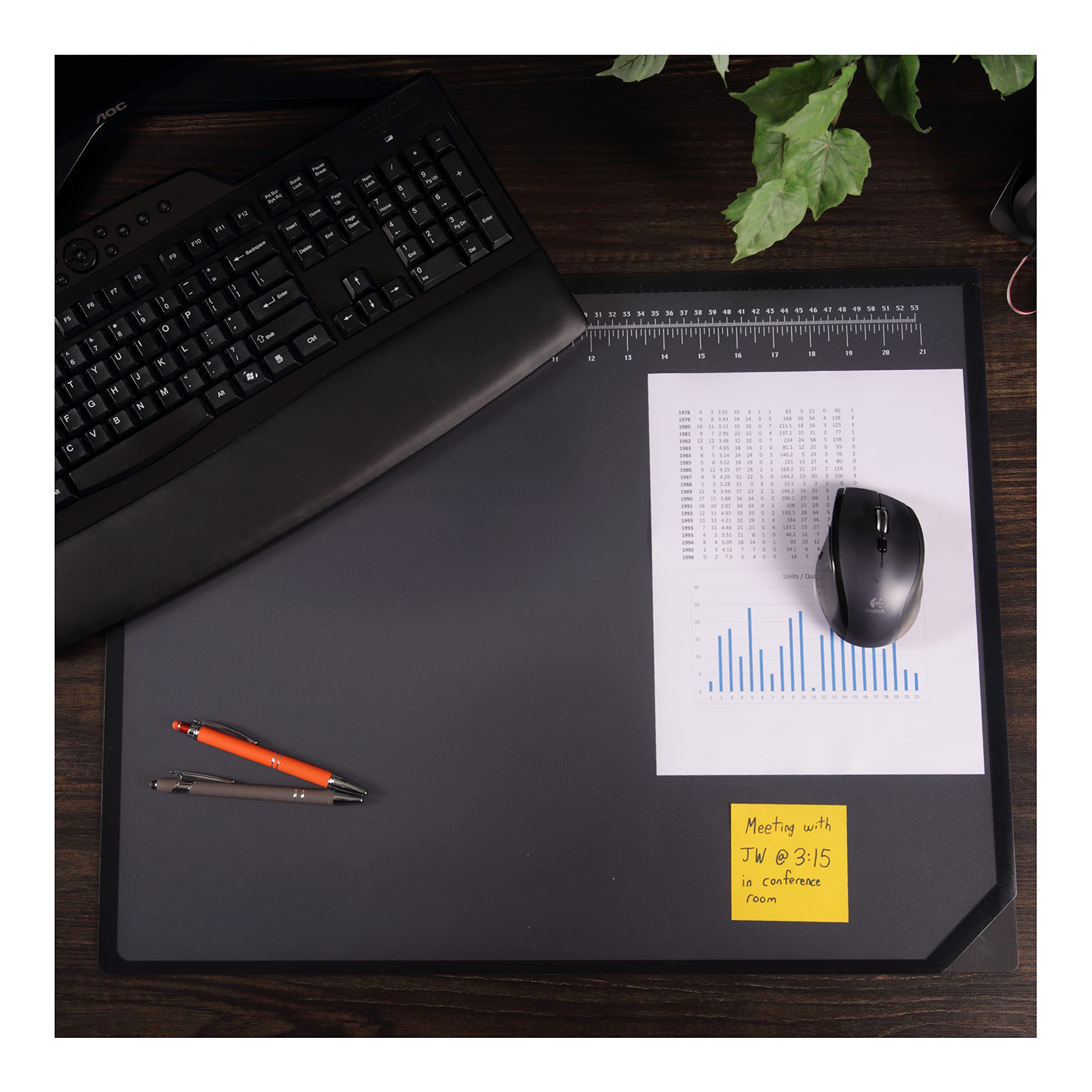 Premium Artistic Desk Pads (AOP41100) - Waterproof Mouse Pad & Office Desk Mat for Home & Work - Perfect for Writing, Drawing, and Computer Use