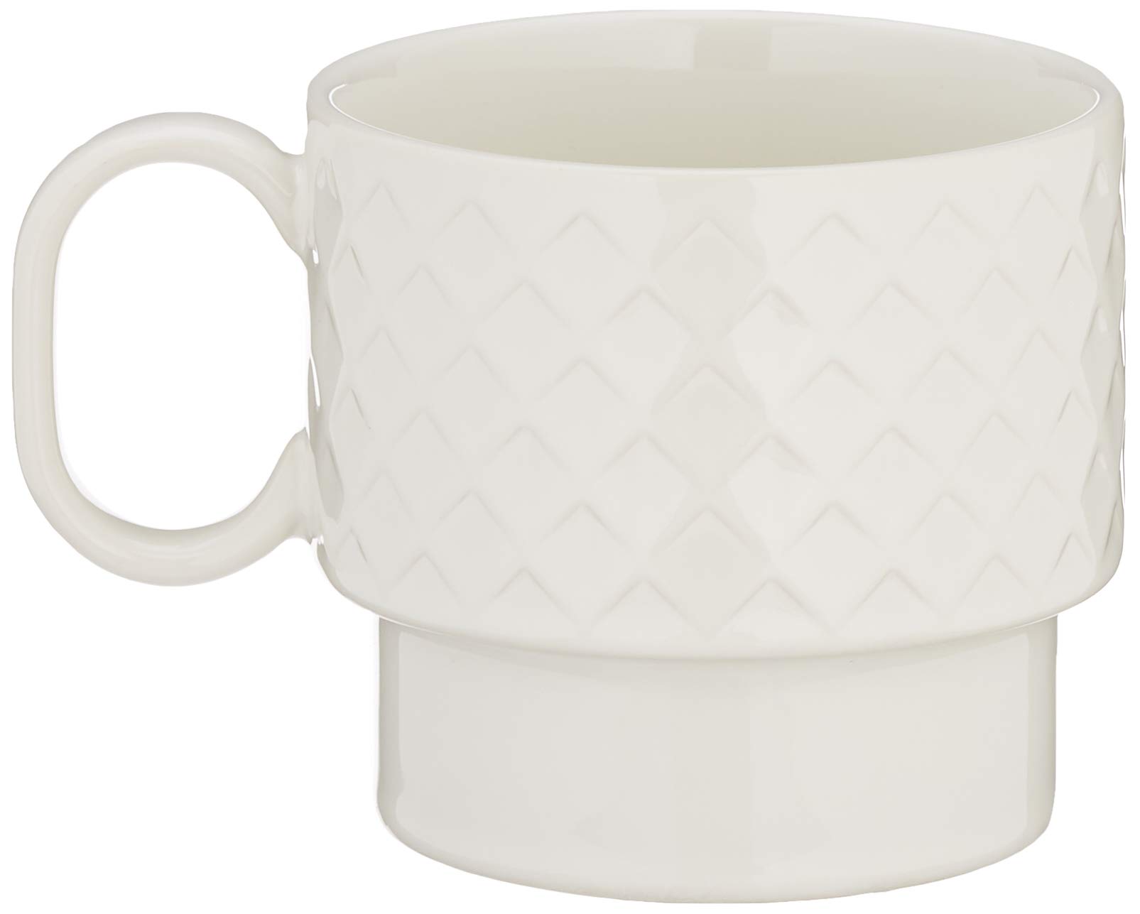 Sagaform White Ceramic Coffee & Tea Mug - Perfect for Home, Office & Gifts - Insulated Hot Drink Cup for Coffee Lovers