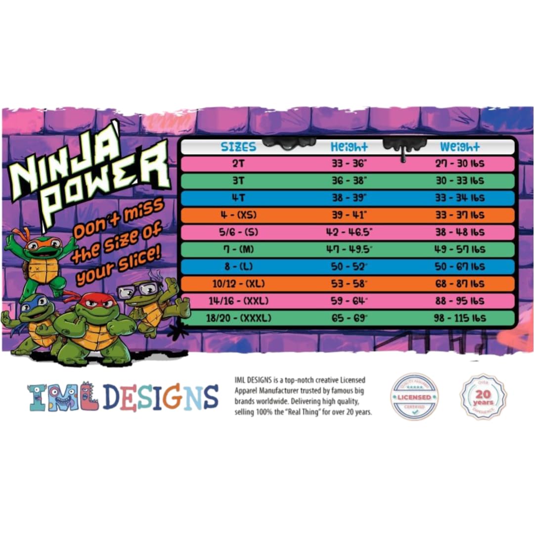 Nickelodeon Teenage Mutant Ninja Turtles Boys 2-Piece Outfit Set - Zip-Up Hoodie & Joggers | TMNT Graphic Sweatshirt & Sweatpants Bundle for Kids | Birthday Gift & Casual Wear