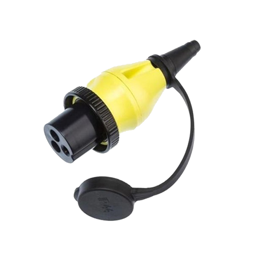 Victron Energy 16A/250V AC Power Inlet Plug - 2 Pole 3 Wire Stainless Steel Connector for Marine, RV & Off-Grid Power Systems