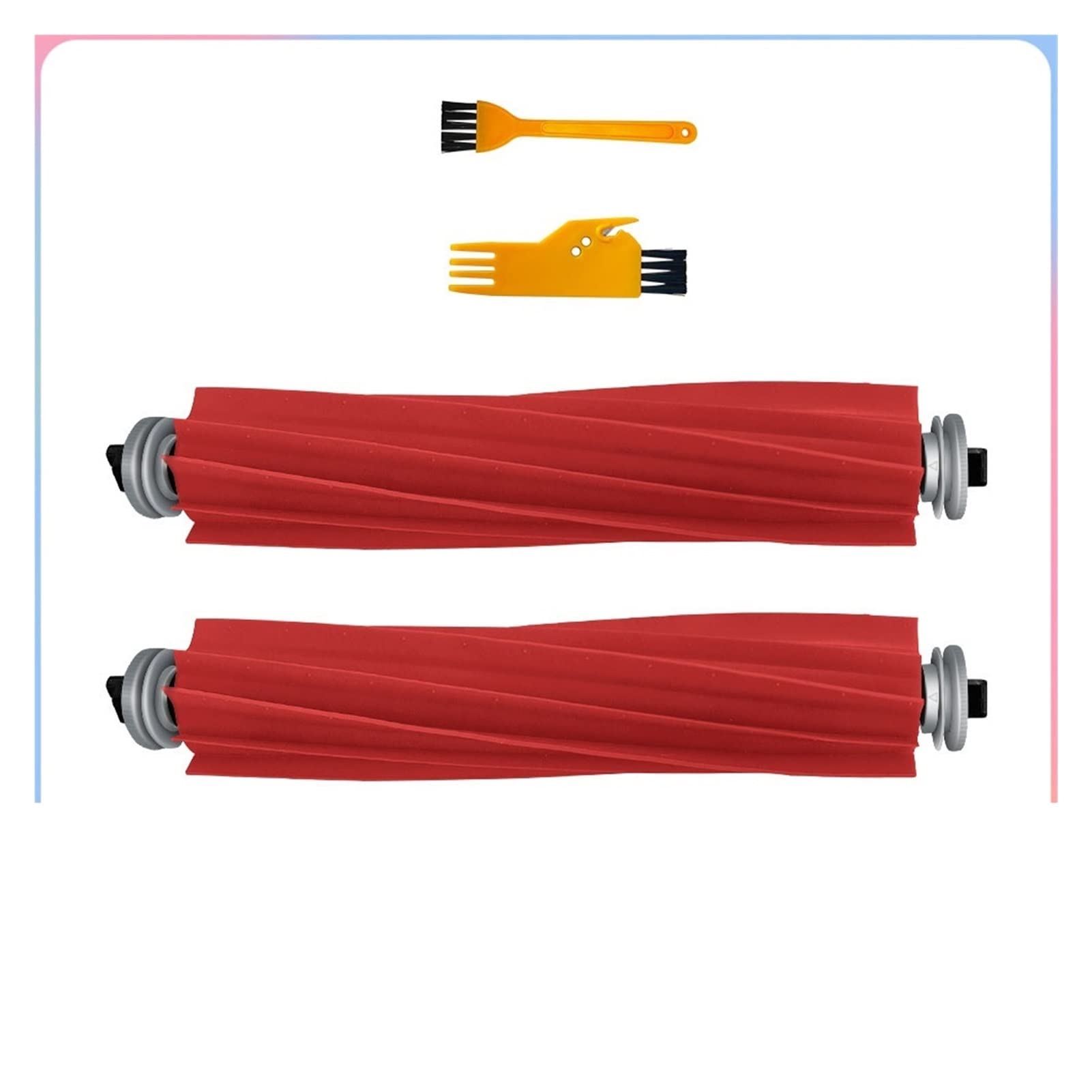 AIKEKE Replacement Parts Kit for Xiaomi Roborock S7/T7S Plus - Includes Mop Pads, HEPA Filter, Side Brushes & Accessories (2 Roller Brushes) - Perfect for Deep Cleaning & Maintenance