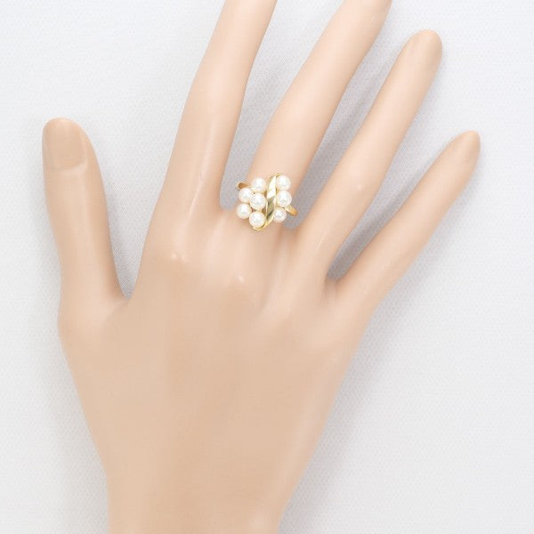 18K Yellow Gold Pearl Ring for Women - Elegant & Timeless Jewelry Gift for Wedding, Anniversary, or Special Occasions