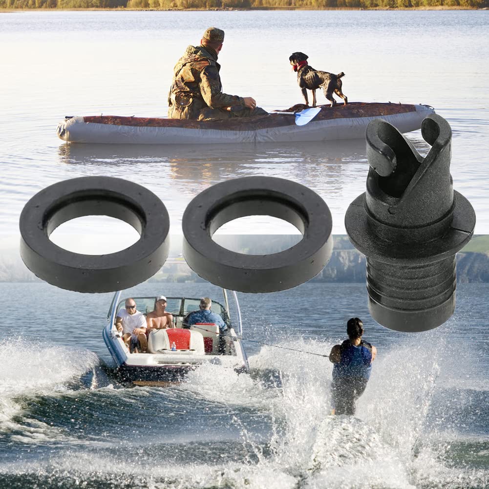 4 Sets Inflatable Valve Adapters - Universal Paddle Board Pump Adapter Kit with Multifunction Air Hose for Kayak, SUP, Inflatable Boat | Perfect for Water Sports, Beach Outings & Pool Parties