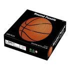 SSZZoo 1000 Piece Round Puzzle for Adults - Large Basketball Jigsaw Game, Fun & Challenging Brain Teaser, Unique Personalized Gift (Brown) - Perfect for Family Game Nights, Stress Relief & Home Decor