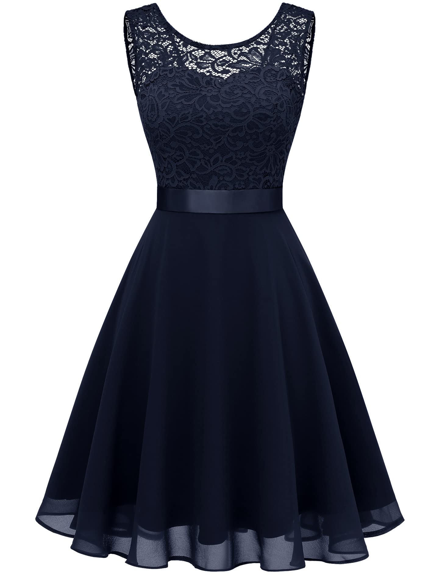 BeryLove Women's Short Prom Dress Lace Formal Gown - Elegant Wedding Guest, Cocktail Party & Bridesmaid Dress for Special Occasions | Perfect for Evening Events, Dinners & Celebrations