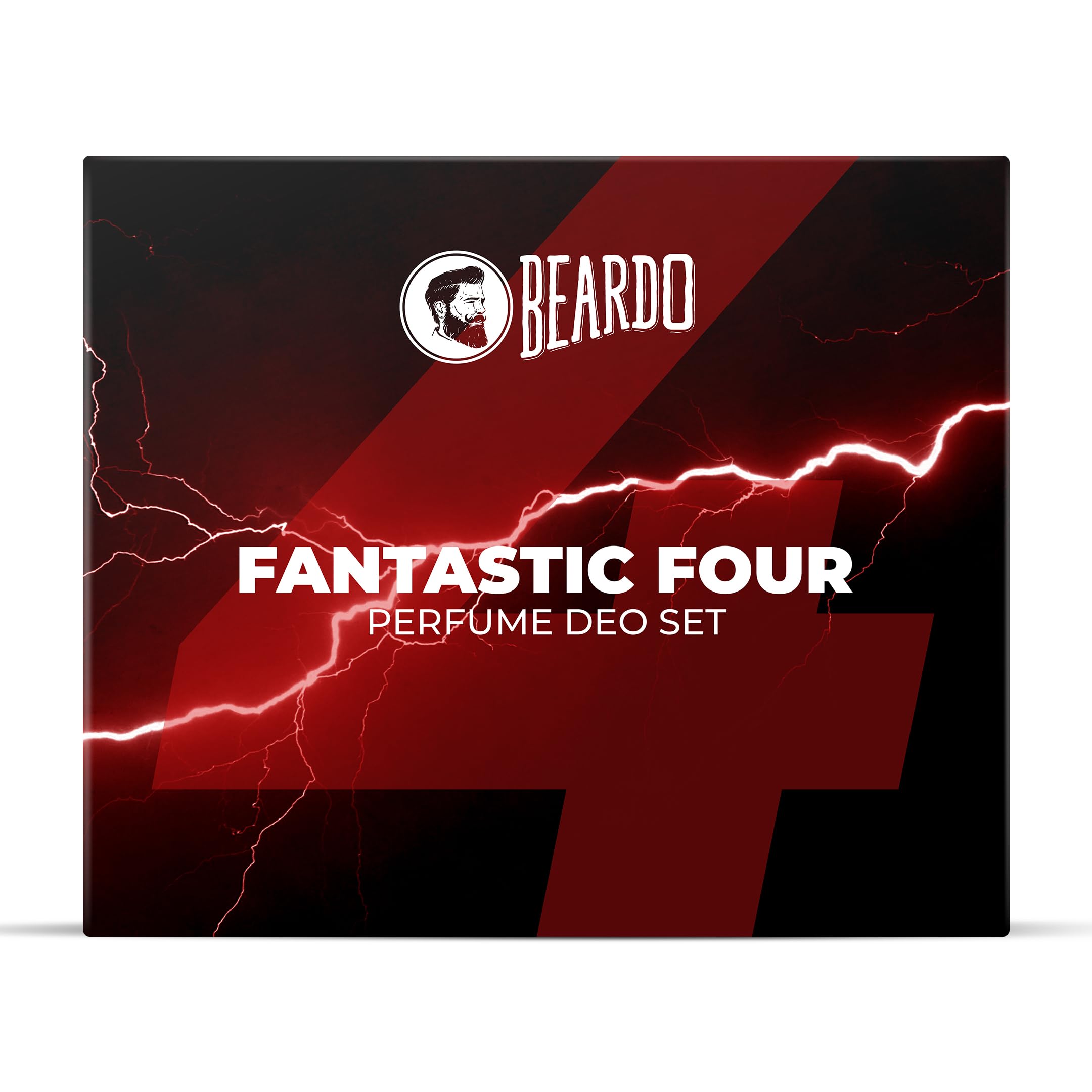 Beardo Fantastic 4 Perfume Body Spray Gift Set for Men - 4X40ml Long Lasting Fragrances (Legacy, Mafia, Mariner Capt Jack, Whisky Smoke) | Valentine's Day Gift for Husband, Boyfriend & Men | Perfect for Date Night, Office & Special Occasions