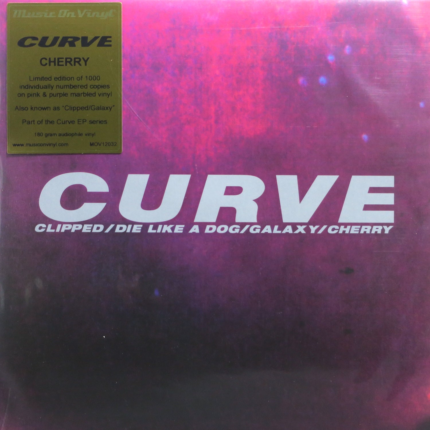 CURVE 'Cherry' 180g Pink Purple Vinyl EP - Limited Edition 1991 Indie Shoegaze Record - Perfect for Vintage Music Collectors & Vinyl Enthusiasts